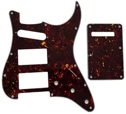 BROWN FOR FENDER STANDARD STRAT HHS STRATOCASTER BACKPLATE GUITAR PICKGUARD