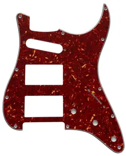 RED TORTOISE FOR FENDER STANDARD STRAT HHS STRATOCASTER STYLE GUITAR PICKGUARD