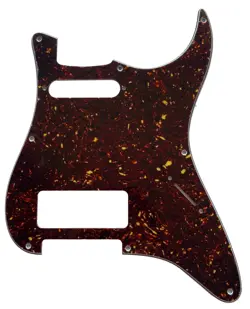 BROWN TORTOISE FOR FENDER 8 HOLE STRATOCASTER WITH P90 PICKUP GUITAR PICKGUARD