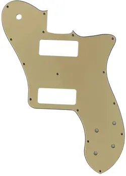 VINTAGE YELLOW FOR FENDER US 72 TELECASTER DELUXE P90 STYLE GUITAR PICKGUARD