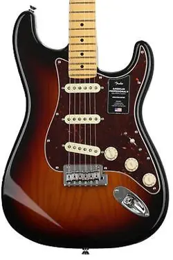 FENDER AMERICAN PROFESSIONAL II STRATOCASTER - 3 COLOR SUNBURST WITH MAPLE