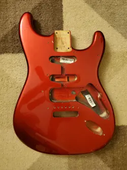FENDER AMERICAN SPECIAL STRATOCASTER BODY 2009 - CANDY APPLE RED