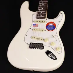 FENDER JEFF BECK STRATOCASTER OLYMPIC WHITE AMERICAN ARTIST SERIES S N:US2307653