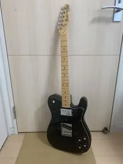 FENDER JAPAN TELECASTER CUSTOM BLACK ELECTRIC GUITAR