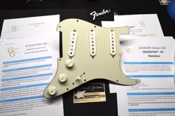 QUADSTAR GT SINGLE RUN US LOADED FENDER STRATOCASTER PICKGUARD NOISELESS