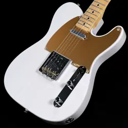 FENDER JV MODIFIED '50S TELECASTER WHITE BLONDE ELECTRIC GUITAR WITH GIG BAG
