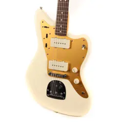 FENDER SQUIER J MASCIS JAZZMASTER ELECTRIC GUITAR - VINTAGE WHITE