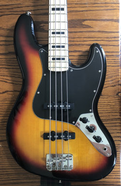 SQUIER BY FENDER VINTAGE MODIFIED JAZZ BASS 70'S SUNBURST