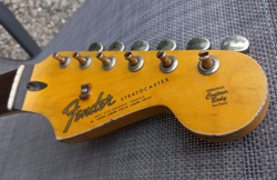 GENUINE FENDER LIC RELIC STRAT NECK AGED NITRO 65 STRATOCASTER MR G'S CUSTOMS