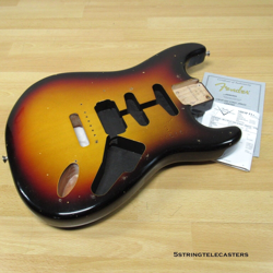 FENDER CUSTOM SHOP LTD ED 67 RELIC HSS STRATOCASTER BODY 3LB 14OZ VINTAGE STRAT