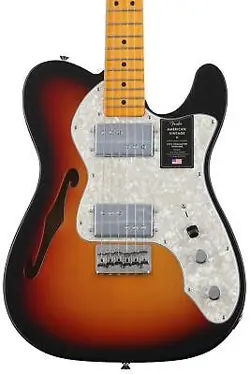 FENDER AMERICAN VINTAGE II 1972 TELECASTER THINLINE ELECTRIC GUITAR - 3-COLOR