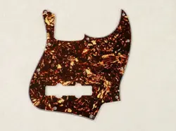 BROWN TORTOISE SHELL 4 PLY PICKGUARD FOR FENDER JAZZ BASS