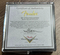 FENDER CUSTOM SHOP HAND-WOUND 57 STRATOCASTER PICKUP SET