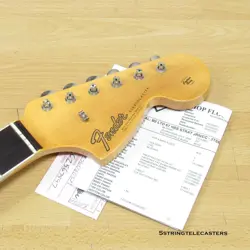 FENDER CUSTOM SHOP LTD ED 67 HEAVY RELIC STRATOCASTER NECK 5/4 VINTAGE ROSEWOOD