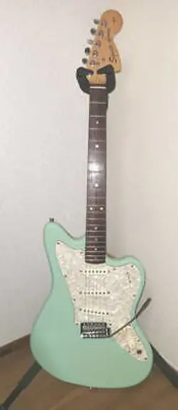 SQUIER BY FENDER JAGMASTER 3 SINGLE SURF GREEN HAND