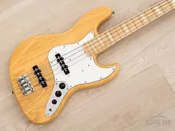 2018 FENDER TRADITIONAL ‘70S JAZZ BASS NATURAL ASH, MINT W/ TAGS, JAPAN MIJ