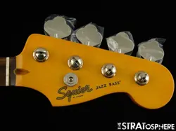 FENDER SQUIER 60S CLASSIC VIBE FRETLESS JAZZ BASS NECK   TUNERS BASS LAUREL