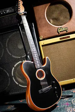 FENDER AMERICAN ACOUSTASONIC TELECASTER BLK 2018