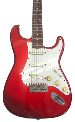 FENDER JAPAN HYBRID 60S STRATOCASTER GUITAR CANDY APPLE RED MADE IN JAPAN