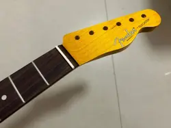 VINTAGE 21 FRET GLOSS MAPLE GUITAR NECK ROSEWOOD FRETBOARD FENDER TELE STYLE