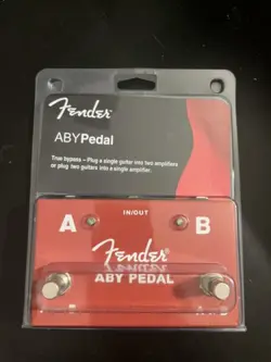 BRAND NEW FENDER GUITAR AMPLIFIER AMP SWITCHER FOOTSWITCH ABY PEDAL