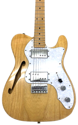 FENDER JAPAN TN72 THINLINE TELECASTER GUITAR NATURAL HUMBUCKER 6WAY BRIDGE