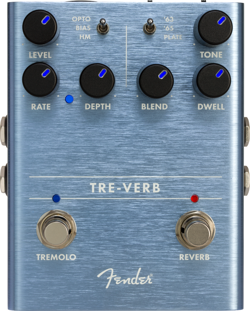 FENDER TRE-VERB DIGITAL REVERB/TREMOLO PEDAL 0234541000