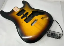 FENDER SQUIER AFFINITY SERIES STRATOCASTER STRAT BODY SUNBURST