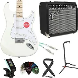 SQUIER AFFINITY SERIES STRATOCASTER ELECTRIC GUITAR AND FENDER AMP BUNDLE -
