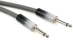 FENDER OMBRé SERIES STRAIGHT TO STRAIGHT INSTRUMENT CABLE - 10 FOOT, SILVER