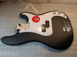 2024 FENDER SQUIER PRECISION BASS MATTE BLACK LOADED BODY - NEW, NEVER PLAYED