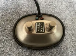 VINTAGE FENDER 30 GUITAR AMPLIFIER FOOT PEDAL