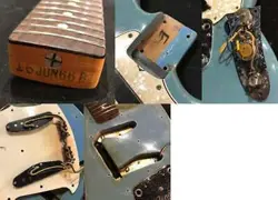 FENDER 1966 MUSTANG DAPHNE BLUE SAFE DELIVERY FROM JAPAN