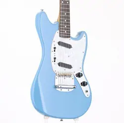 FENDER MADE IN JAPAN TRADITIONAL 70S MUSTANG MATCHING HEAD CALIFORNIA BLUE SAFE
