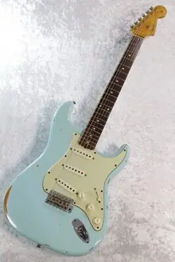 FENDER CUSTOM SHOP 1960 STRATOCASTER RELIC DAPHNE BLUE FLAMEMAPLE MADAGASCAR SAF