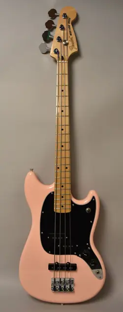 2022 FENDER LTD PLAYER MUSTANG BASS PJ SHELL PINK