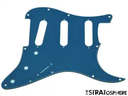 * NEW BLUE STRATOCASTER PICKGUARD FOR FENDER STRAT 3 PLY STANDARD 11 HOLE