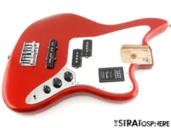 2023 FENDER PLAYER JAGUAR BASS LOADED BODY, PARTS ALDER, MODERN CANDY APPLE RED