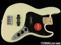 FENDER SQUIER AFFINITY ACTIVE JAZZ BASS LOADED BODY, PREAMP OLYMPIC WHITE