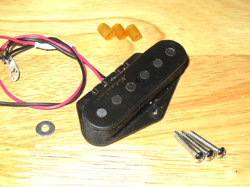 FENDER 2024 USA BLACK NOISELESS TELECASTER BRIDGE PICKUP