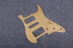 ELECTRIC GUITAR PICKGUARD HSH SQUARE GROOVE FENDER PLATE ASHTREE WOOD