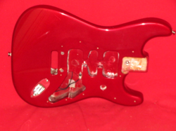 FENDER 2004 USA METALLIC RED AMERICAN DELUXE STRATOCASTER BODY