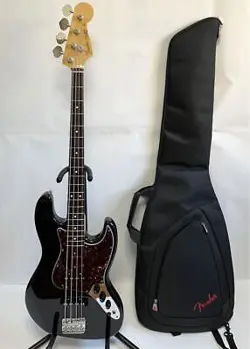 FENDER CLASSIC 60S JAZZ BASS BLACK SAFE PACKING!