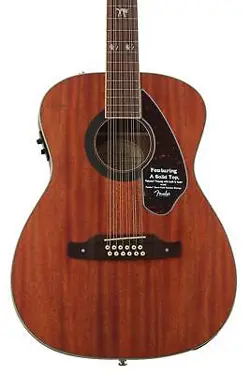 FENDER TIM ARMSTRONG HELLCAT, 12-STRING ACOUSTIC-ELECTRIC GUITAR - NATURAL WITH
