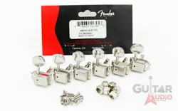 GENUINE FENDER NICKEL VINTAGE STRAT/TELE STRATOCASTER/TELECASTER TUNERS MACHINES