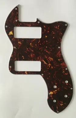 FOR FENDER TELE CLASSIC PLAYER THINLINE P90 GUITAR PICKGUARD,4PLY BROWN TORTOISE