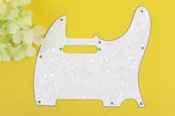 PARTS US FENDER STANDARD TELE GUITAR PICKGUARD SCRATCH PLATE WHITE PEARL NEW
