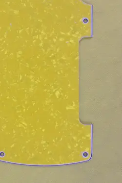 SCRATCH PLATE YELLOW