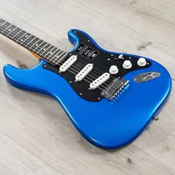 FENDER AMERICAN ULTRA II STRATOCASTER GUITAR, EBONY FINGERBOARD, NOBLE BLUE