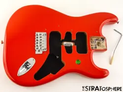 FENDER PLAYER II STRATOCASTER BODY & HARDWARE, STRAT ALDER CORAL RED